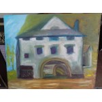 Средна картина масло на платно Испания - 3798